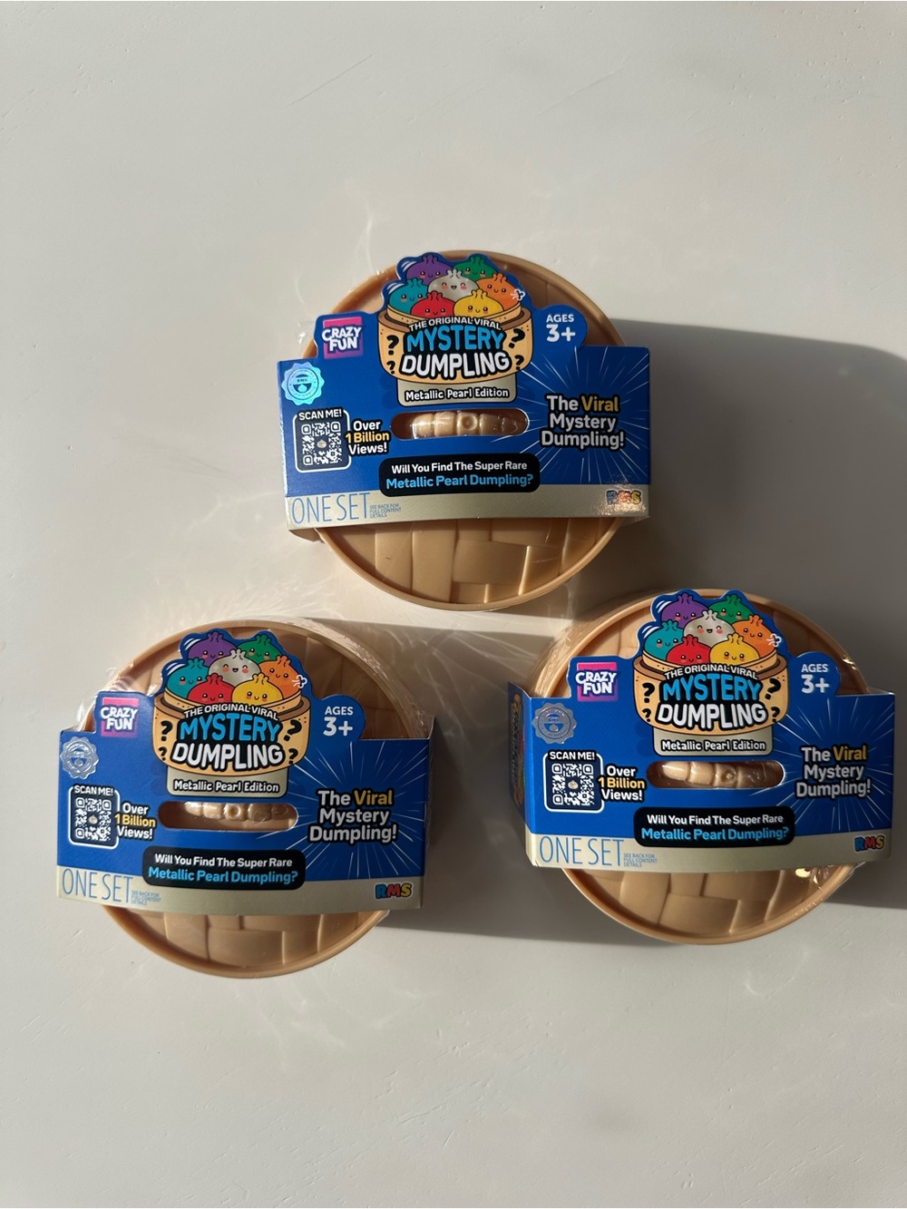 ✨ RMS Mystery Dumplings Metallic Pearl Edition – Bundle of 3 ✨